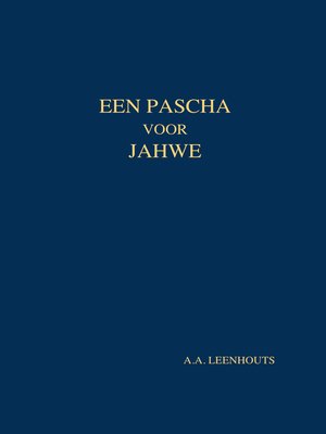 cover image of Een Pascha voor Jahwe